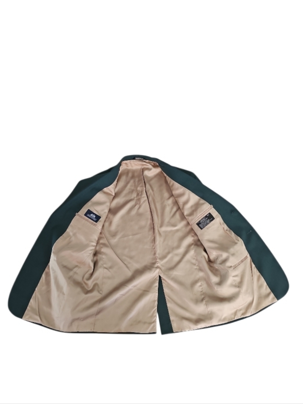 Stafford Green Blazer Gold Button 42S Vintage Wool Sport Coat Preppy Golf Inspo - Picture 6 of 16
